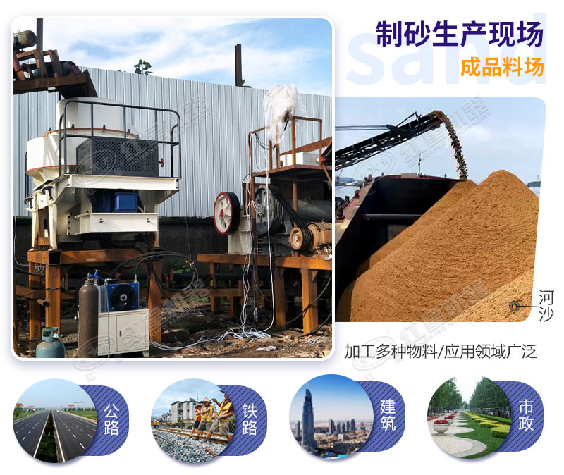 制砂生产线成品质量高、效益高