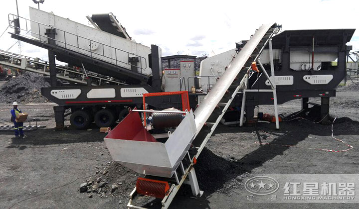 移动式煤矸石制砂设备